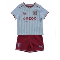 Aston Villa Udebanesæt Børn 2022-23 Kortærmet (+ Korte bukser)
